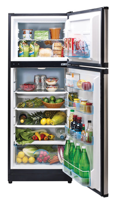Off-Grid by Unique 10.3 Cu. Ft. Solar-Powered 12/24 DC Top-Mount Refrigerator - Stainless Steel - UGP-290LSS