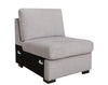 Vault 5-Piece Sectional with Pull-Out Loveseat and Storage Chairs - Grey | Sofa sectionnel Vault 5 pièces avec causeuse-lit et fauteuils de rangement - gris