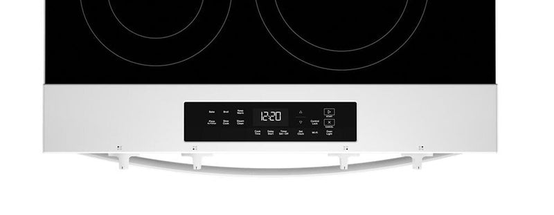 Whirlpool 30\" 5.3 Cu. Ft. Electric Smart Range with No Preheat Mode – White - YWSES3330TW