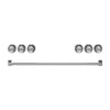 Thor Kitchen Handle and Knob Set for 36” Range in Stainless Steel - CKA-RG36-SS