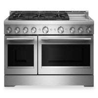 KitchenAid 6.3 Cu. Ft. 6 Burner Commercial-Style Gas Range – Stainless Steel - KFGD948SSS 