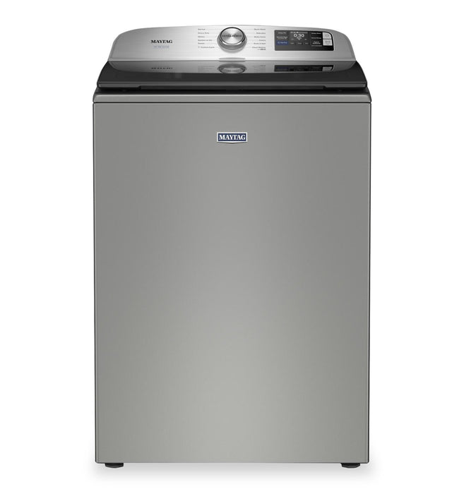 Maytag 6.0 Cu. Ft. Pet Pro Top-Load Washer and 7.4 Cu. Ft. Gas Dryer- Radiant Silver - MATL72GS 