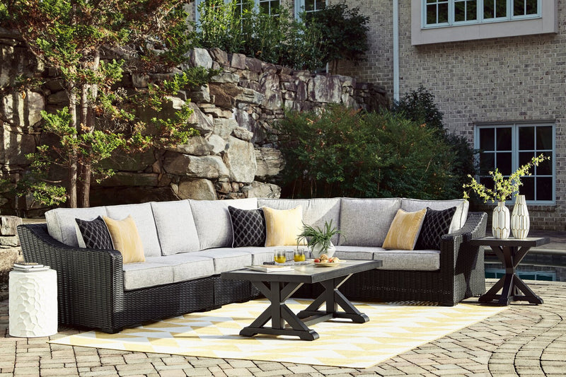 Jasper Patio 4-Piece Set - Black
