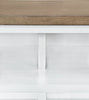 Sterling 95.83" Modern TV Stand with Storage and Cable Management for TVs up to 100" – Brown & White | Meuble pour téléviseur moderne Sterling de 95.83 po avec rangement et système de gestion des câbles pour téléviseurs jusqu’à 100 po - brun et blanc