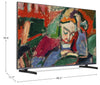 HISENSE 55" CanvasTV QLED 4K UHD Smart Google TV (55S7N) - 2024 Model | Téléviseur intelligent QLED HISENSE QD6QF CanvasTVMC UHD 4K de 55 po avec Google TVMC (55S7N) - modèle 2024