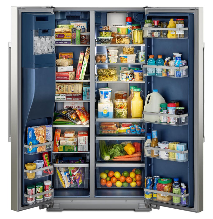 Maytag 36\" 28.7 Cu. Ft. Side-by-Side Refrigerator - Fingerprint-Resistant Stainless - MRSF6636RZ