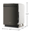 KitchenAid 24" 41 dBA Dishwasher with Third Level Jet Rack – Black Ore - KDFS324SBE | Lave-vaisselle KitchenAid de 24 po et de 41 dBA avec 3e panier à jets - minerai noir - KDFS324SBE