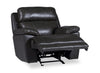 Sorrento 42" Genuine Leather Power Reclining Chair with USB Port - Charcoal Grey | Fauteuil à inclinaison électrique Sorrento de 42 po en cuir véritable avec port USB - gris anthracite