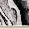 Plasma Black Grey Area Rug - 7'10" x 10'6" | Carpette Plasma gris et noir - 7 pi 10 po x 10 pi 6 po