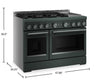 KitchenAid 6.3 Cu. Ft. 6 Burner Commercial-Style Gas Range – Juniper - KFGD948SJP | Cuisinière à gaz KitchenAid de 6,3 pi³ de style commercial à 6 brûleurs - genièvre - KFGD948SJP