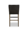 Arlo Counter-Height Stool with Vegan Leather Fabric, 26"H - Bison Brown | Tabouret 26 po Arlo de hauteur comptoir en tissu de cuir végétalien - brun bison