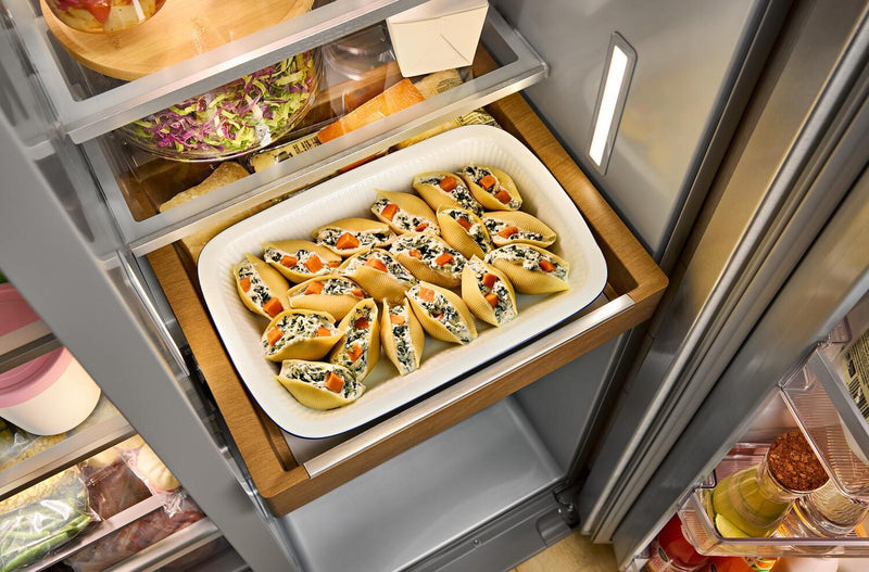 KitchenAid 36\" 29 Cu. Ft. Side-by-Side Refrigerator - Fingerprint Resistant Stainless Steel - KRSF536RPS 