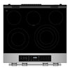 KitchenAid 30" 5.3 Cu. Ft. Smart Slide-in Electric Range with Convection Modes - YKSES330SPS  | Cuisinière intelligente électrique encastrée KitchenAid de 5,3 pi3 et de 30 po avec modes à convection - YKSES330SPS