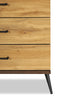 Silas Bedroom Chest of Drawers, 5-Drawer, 33"W x 47.5"H - Rustic Brown | Commode verticale de chambre à coucher Silas de 33 po (L) x 47,5 po (H) à 5 tiroirs - brun rustique