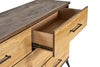 Silas Bedroom 6-Drawer Dresser, 64"W x 33.4"H - Rustic Brown | Commode de chambre à coucher Silas de 64 po (L) x 33,4 po (H) à 6 tiroirs - brun rustique
