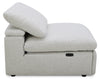 Sky Modular 6-Piece Fabric Power Reclining Sectional with Reclining Armless Chair - Nathan Wheat | Sofa sectionnel modulaire à inclinaison électrique Sky 6 pièces en tissu avec fauteuil sans accoudoirs inclinable - blé Nathan