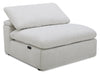 Sky Modular 6-Piece Fabric Power Reclining Sectional with Reclining Armless Chair - Nathan Wheat | Sofa sectionnel modulaire à inclinaison électrique Sky 6 pièces en tissu avec fauteuil sans accoudoirs inclinable - blé Nathan