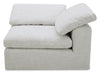 Sky Modular 6-Piece Fabric Power Reclining Sectional with Reclining Armless Chair - Nathan Wheat | Sofa sectionnel modulaire à inclinaison électrique Sky 6 pièces en tissu avec fauteuil sans accoudoirs inclinable - blé Nathan