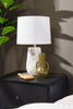 Sofia 20” Modern Stone Table Lamp - Natural Alabaster | Lampe de table moderne Sofia de 20 po en pierre - albâtre naturel