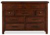 Sonoma 5pc Bedroom Set with Storage Bed, Dresser & Mirror, Mango Brown - Twin Size | Ensemble de chambre à coucher Sonoma 5 pièces avec lit de rangement, commode et miroir, brun manguier - format lit simple