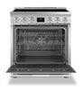 Smeg 4.6 Cu. Ft. Professional Induction Range - SPR30UIMX|Cuisinière professionnelle à induction Smeg de 4,6 pi3 - SPR30UIMX