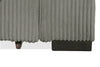 Stratus 108" Faux Fur Fabric Full-Size Sofa Bed with Power Sliding - Fog Grey | Sofa-lit double Stratus de 108 po en tissu de fausse fourrure avec coulissement électrique - gris brouillard