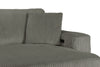 Stratus 108" Faux Fur Fabric Full-Size Sofa Bed with Power Sliding - Fog Grey | Sofa-lit double Stratus de 108 po en tissu de fausse fourrure avec coulissement électrique - gris brouillard