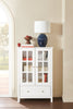 Tessa 31.5" Storage Accent Cabinet – White  | Armoire de rangement décorative Tessa de 31,5 po - blanche
