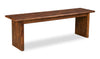 Vale Dining Bench, Wood, 58"W - Brown