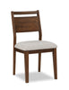Vale 5pc Dining Set with Table & 4 Chairs, 48"W Round - Brown & Beige | Ensemble de salle à manger Vale 5 pièces avec table ronde de 48 po (l) et 4 chaises - brun et beige