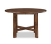 Vale 5pc Dining Set with Table & 4 Chairs, 48"W Round - Brown & Beige | Ensemble de salle à manger Vale 5 pièces avec table ronde de 48 po (l) et 4 chaises - brun et beige