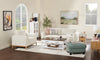 Valley 44" Fabric Chair with Rubberwood Base and Legs - Sand | Fauteuil Valley de 44 po en tissu avec base et pattes en hévéa - sable