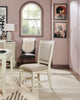 Vida 5pc Dining Set with Table & 4 Chairs, 78"W - Sand | Ensemble de salle à manger Vida 5 pièces avec table de 78 po (L) et 4 chaises - sable