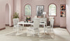 Vida Dining Chair with Polyester Fabric - Sand | Chaise de salle à manger Vida en tissu de polyester - sable