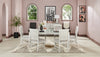 Vida Dining Chair with Polyester Fabric - Sand | Chaise de salle à manger Vida en tissu de polyester - sable