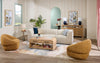 Villa Swivel Accent Chair - Mustard | Fauteuil d’appoint pivotant Villa - moutarde