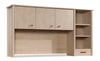 Whitaker Point 66.73" Commercial Grade Hutch with Cabinet & Shelves - Natural Maple|Crédence Whitaker Point de 66,73 po de qualité commerciale avec armoire et tablettes - érable naturel