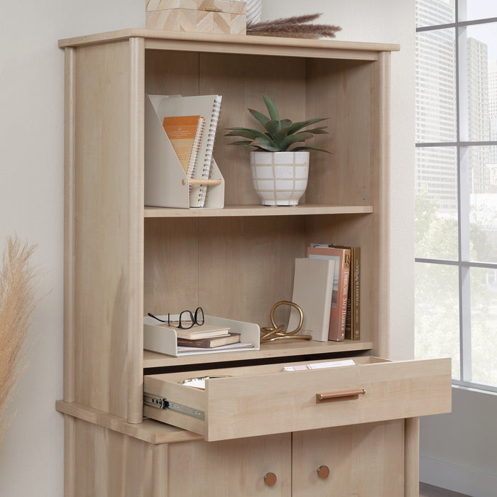 Whitaker Point 31.5\" Library Hutch with Drawer - Natural Maple