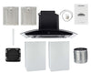 Hauslane Chef 30" Convertible Wall Mount Range Hood - WM-639SS-30|Hotte de cuisinière murale convertible Chef de Hauslane de 30 po - WM-639SS-30