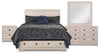 Yorkdale 6pc Bedroom Set with 6-Drawer Storage Bed, Dresser, Mirror & Nightstand, White - Full Size | Ensemble de chambre à coucher Yorkdale 6 pièces avec lit de rangement à 6 tiroirs, commode, miroir e…