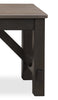 Zao Dining Bench, Melamine, 60"W - Brown | Banc de salle à manger Zao de 60 po (L) en mélamine - brun