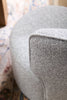 Zola Gliding Dining Chair with Polyester Fabric - Grey | Chaise de salle à manger coulissante Zola en tissu de polyester - grise