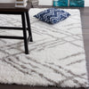 Ker White Lines 3x5 Area Rug