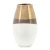 Gold 10" Ceramic Vase|Vase en céramique doré de 10 po|16812WVS