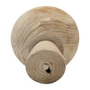 Brown 8" Paulownia Wood Bowl|Bol en bois brun de 8 po|17377NBW