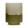 Green 6" Glass Candle Holder|Bougeoir en verre vert de 6 po|17392OVS