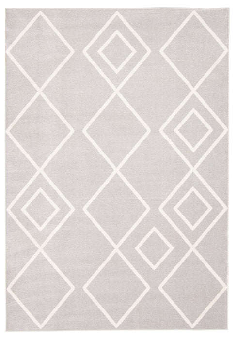 Kenza Grey Machine Washable Area Rug - 5'0\" x 7'0\"