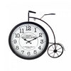 Metal Black Bicycle Clock|Horloge en métal noir en forme de bicyclette
