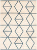 Anandi Ivory-Blue Area Rug - 3'11" x 5'7"