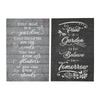 Wood Wall Sign Inspirational Garden Quote - Set of 2|Panneau mural inspirant en bois avec citation sur le jardin en anglais - ensemble de 2